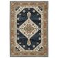 Oriental Weavers Andorra 10" x 13"2" Blue and Orange Area Rug, , large