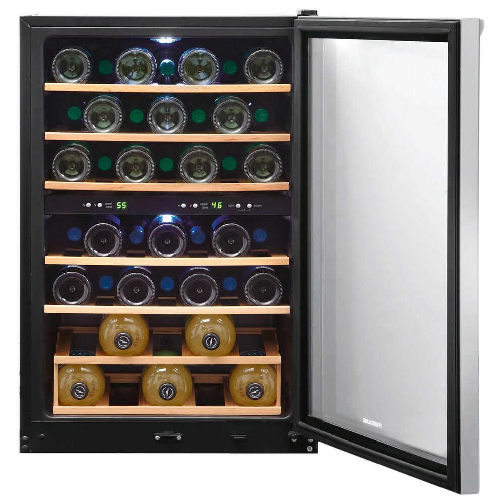 Frigidaire 4.4 Cu. Ft. Wine Cooler with Two Zone in Stainless Steel, , large