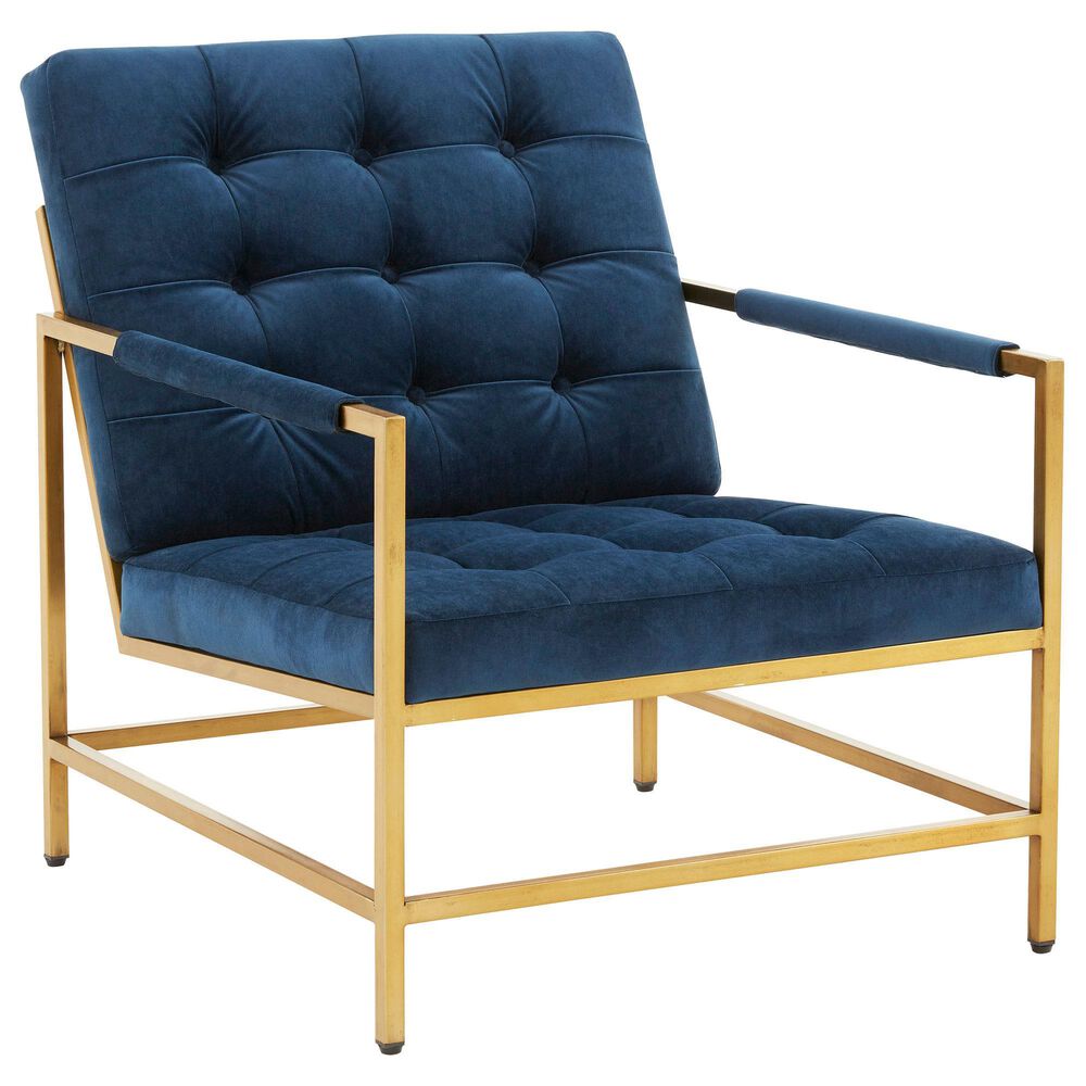 Tov Furniture Van Accent Chair in Midnight Blue, , large