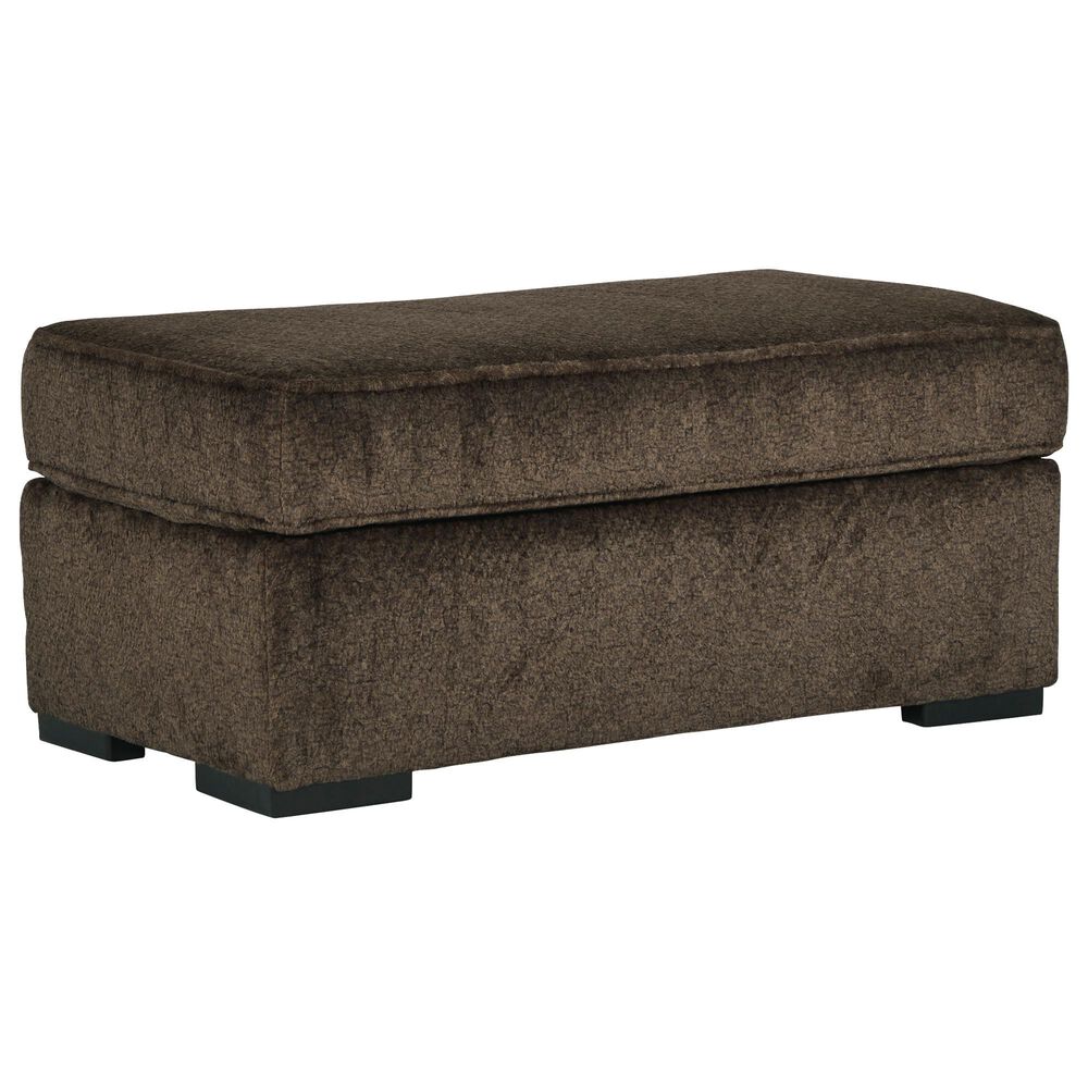 Ashley Aylesworth Ottoman in Chocolate, , large