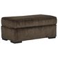 Ashley Aylesworth Ottoman in Chocolate, , large