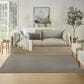 Nourison Courtyard Ivory and Charcoal 5" x 7" Indoor/Outdoor Area Rug, , large