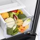 Samsung 17.5 Cu. Ft. 3-Door French Door Refrigerator in Black Caviar Matt, , large