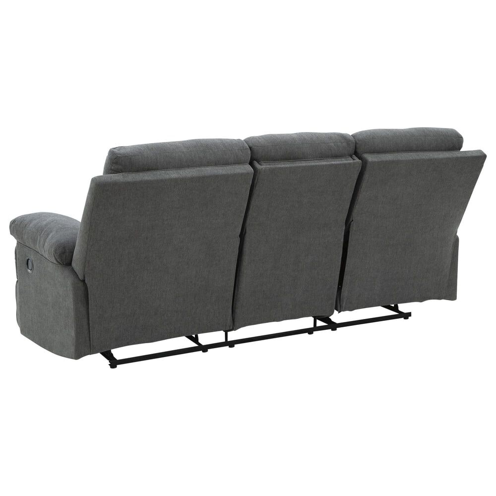Ashley Side-Swipe Manual Reclining Sofa in Charcoal, , large