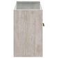 Steve Silver Garland Sofa Table in Washed Parchment and Clear, , large