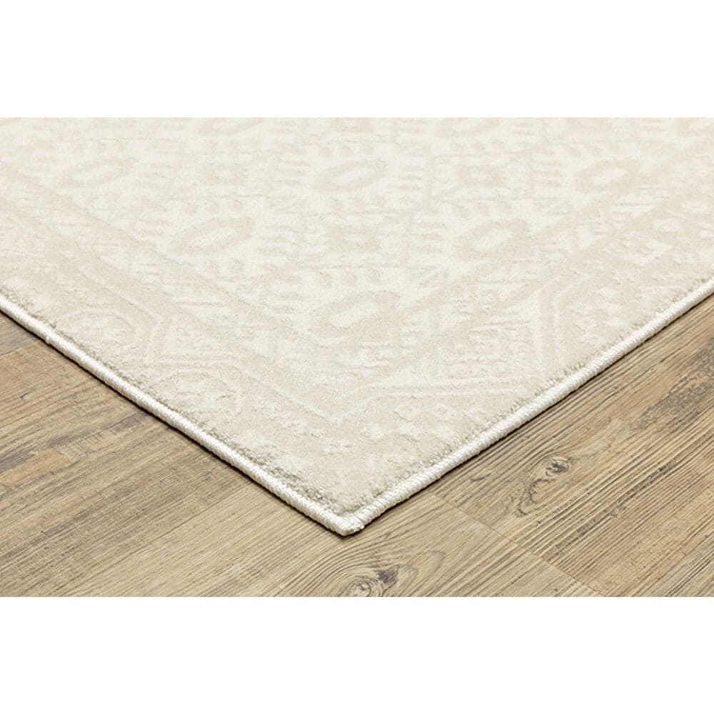 Oriental Weavers Raylan RAY09 9&#39;10&quot; x 12&#39;10&quot; Ivory Area Rug, , large