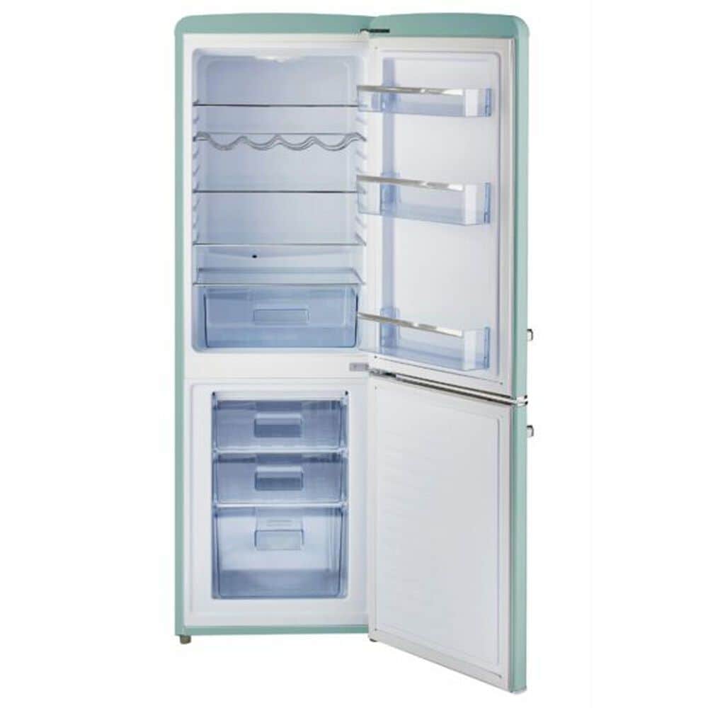 Unique Appliances Classic Retro 7 Cu. Ft. Bottom Freezer Refrigerator in Ocean Mist Turquoise, , large