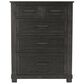 A-America Sun Valley 5 Drawer Chest in Charcoal, , large