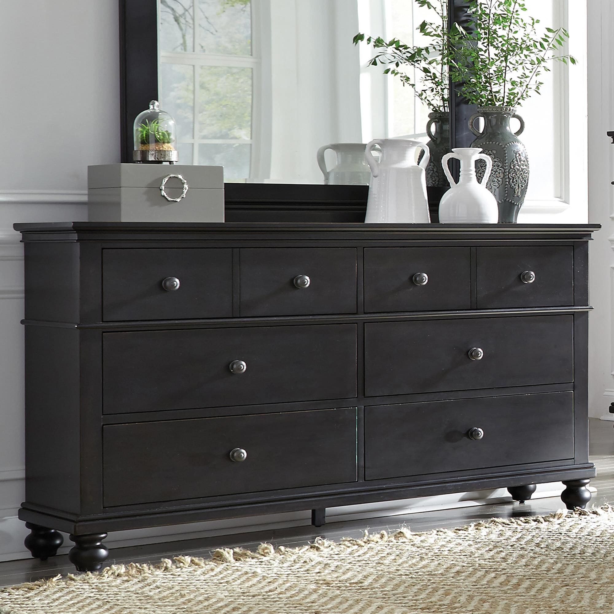 Black 2025 dresser large