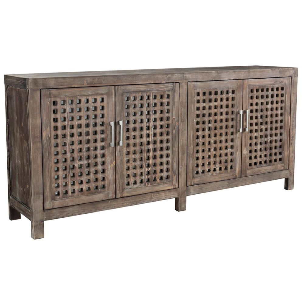 Classic Home Prado 4-Door Sideboard in Brown , , large