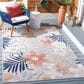 Safavieh Cabana CBN454F 5"1" x 7"6" Pink and Grey Indoor/Outdoor Area Performance Rug, , large
