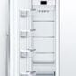 Bosch Benchmark 18" Built-In Custom Panel Single Door Freezer in Stainless Steel, , large