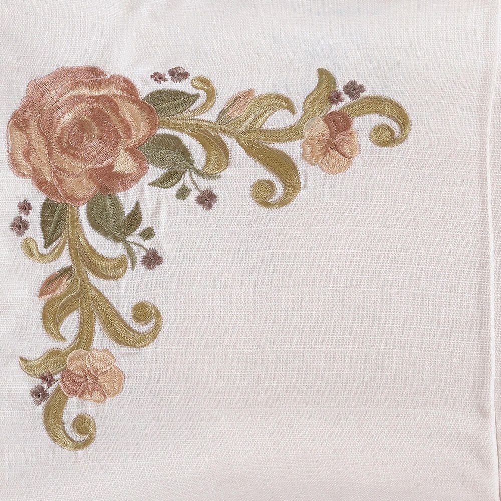 J. Queen New York Chardonnay 13&quot; x 19&quot; Lumbar Pillow in Ivory, Rose, Taupe and Green, , large