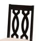 Baxton Studio Cherese Side Chair with Sand Cushion in Espresso Brown (Set of 4), , large