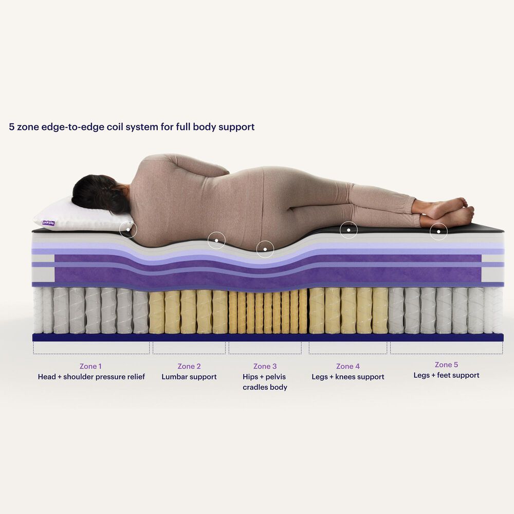 Purple Rejuvenate Premier Medium Queen Mattress, , large
