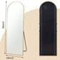 HOMLUX 18" x 58" Full Length Arched Floor Mirror in Gold, , large