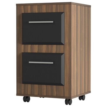 Furniture of America Royster File Cabinet in Brown and Black, , large