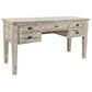 Waltham Artisans Craft 5-Drawer Desk in Washed Grey, , large