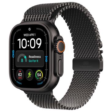 Apple Watch Ultra 4 (GPS + Cellular) 49mm Black Titanium Case with Black Titanium Milanese Loop - M (Pre-Order), , large