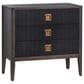 Crestview Collection Worthington 3-Drawer Chest in Dark Brown and Black, , large