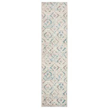 Safavieh Skyler SKY190D 2" x 12" Ivory and Blue Runner, , large