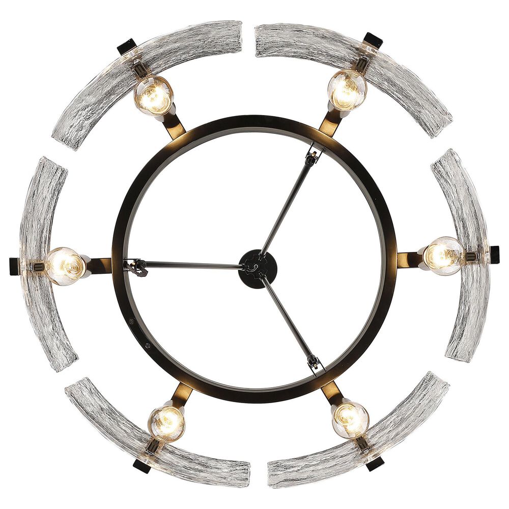 Golden Lighting Aenon 6-Light Chandelier in Matte Black, , large