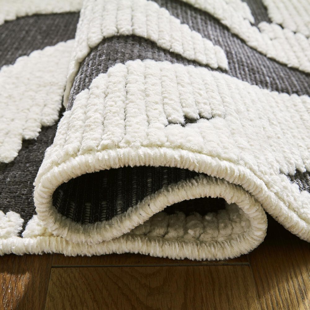 Ashley Thomwith 8&#39; x 10&#39;2&quot; Black and Ivory Indoor/Outdoor Area Rug, , large