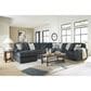 Ashley Midnight-Madness 4-Piece Left Facing Sectional with Chaise in Gunmetal, , large