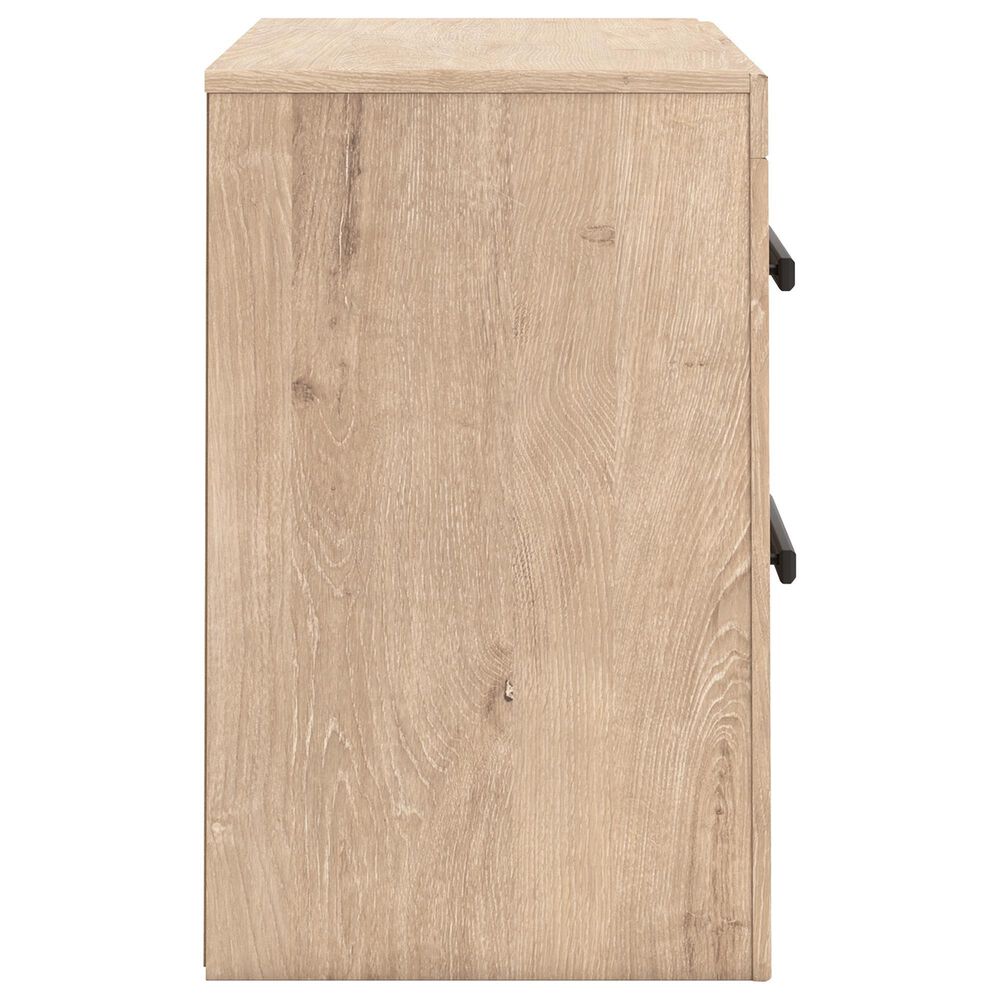 Ashley Sanginlane 2-Drawer Nightstand in Tan, , large
