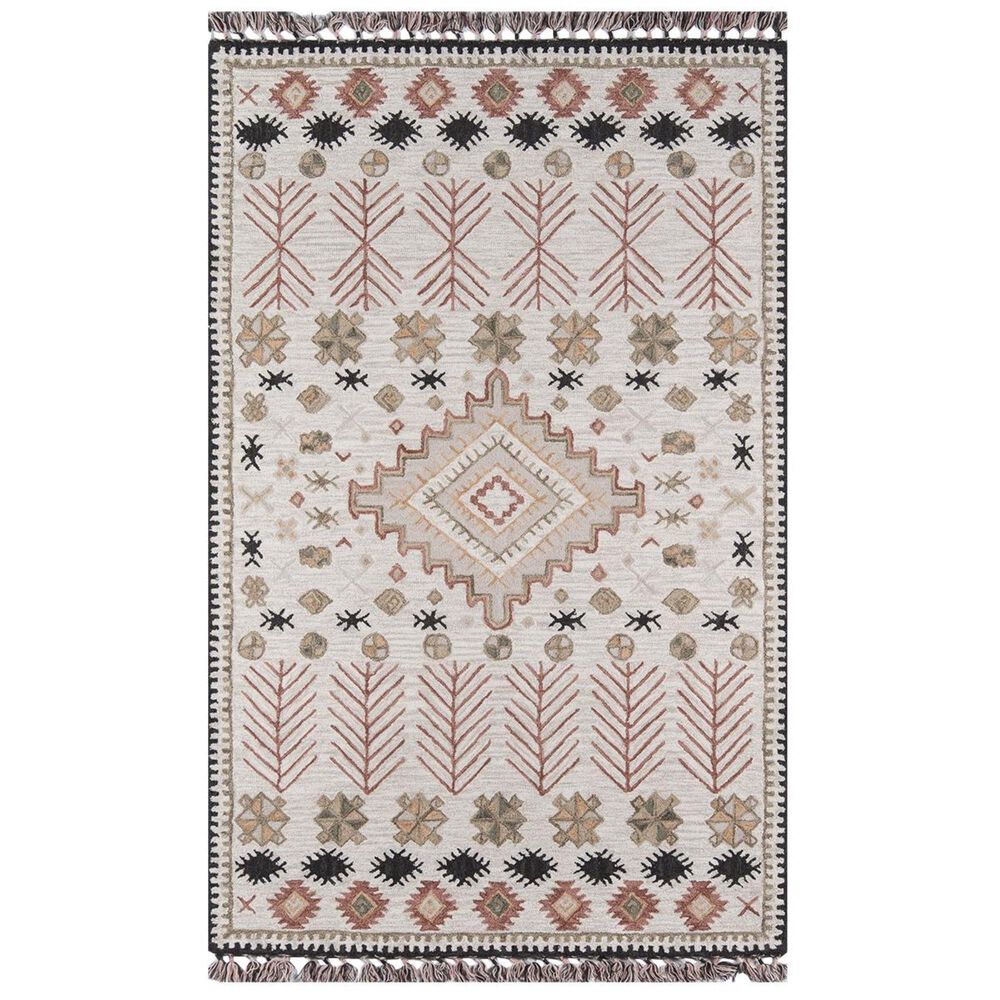 Momeni Tahoe TA-04 5" x 8" Multicolor Area Rug, , large