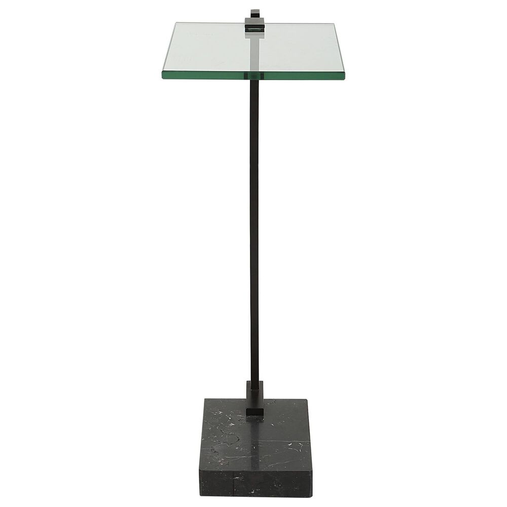 Uttermost Butler Accent Table in Black, , large