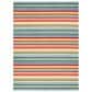 Safavieh Cabana CBN323A 8" x 10" Ivory and Green Indoor/Outdoor Area Performance Rug, , large