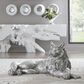 Phillips Collection Freeform Console Table in Gel Coat White, , large
