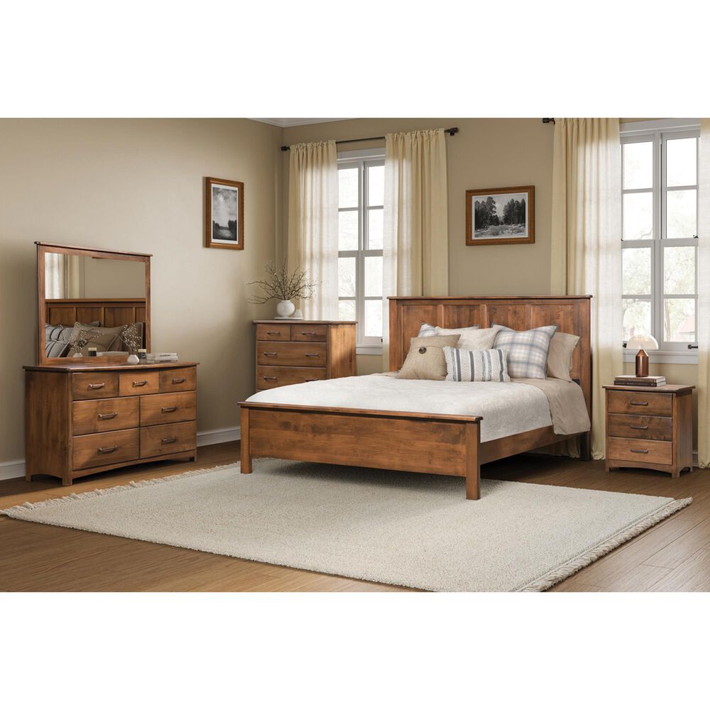 Briarwood Mission Impossible 3-Piece California King Panel Bedroom Set in Dark Roast, , large