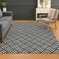 Dalyn Rug Company The Reserve TR3 Black 5" x 7"6" Indoor/Outdoor Area Rug, , large