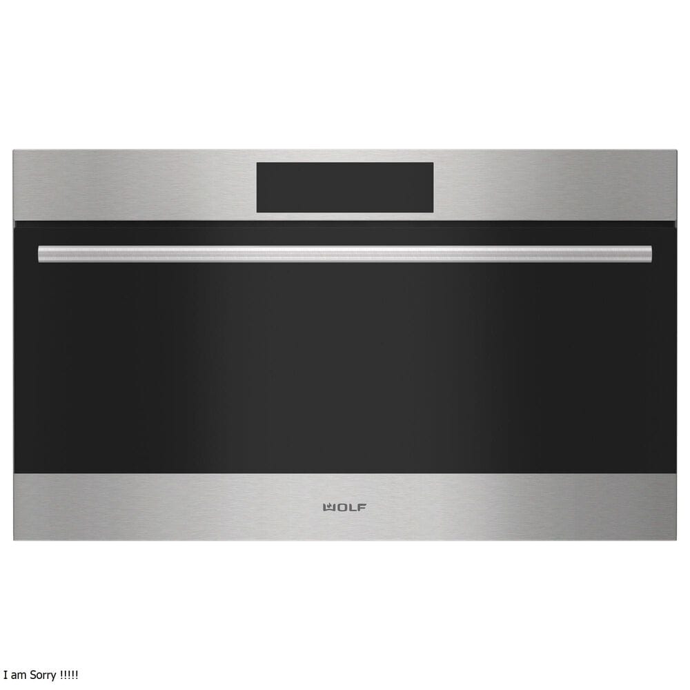 Wolf Appliances 1.6 Cu. Ft. E Series Transitional Drop-Down Door Microwave Oven in Stainless Steel, , large