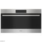 Wolf Appliances 1.6 Cu. Ft. E Series Transitional Drop-Down Door Microwave Oven in Stainless Steel, , large