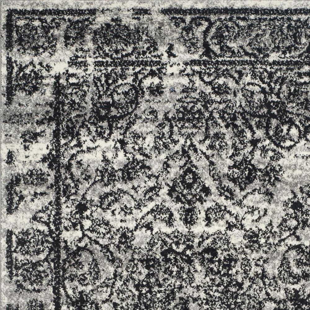 Safavieh Adirondack ADR101A-3 3&#39; x 5&#39; Silver/Black Area Rug, , large