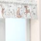Lambs and Ivy Deer Park Window Valance in Brown, White and Grey, , large