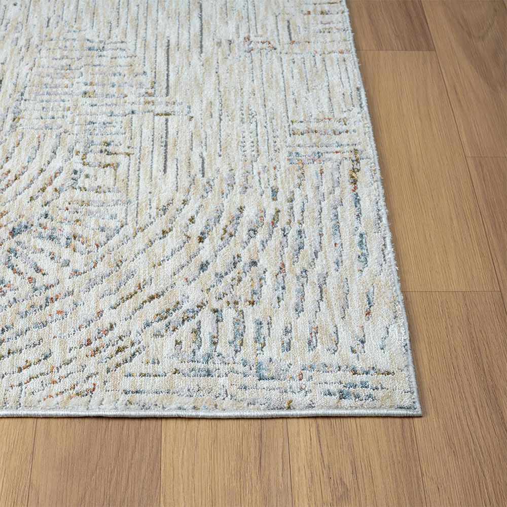 L&amp;R Resources Allure Light Gray and Ivory 10&#39; x 14&#39; Area Rug, , large