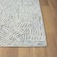 L&R Resources Allure Light Gray and Ivory 10" x 14" Area Rug, , large