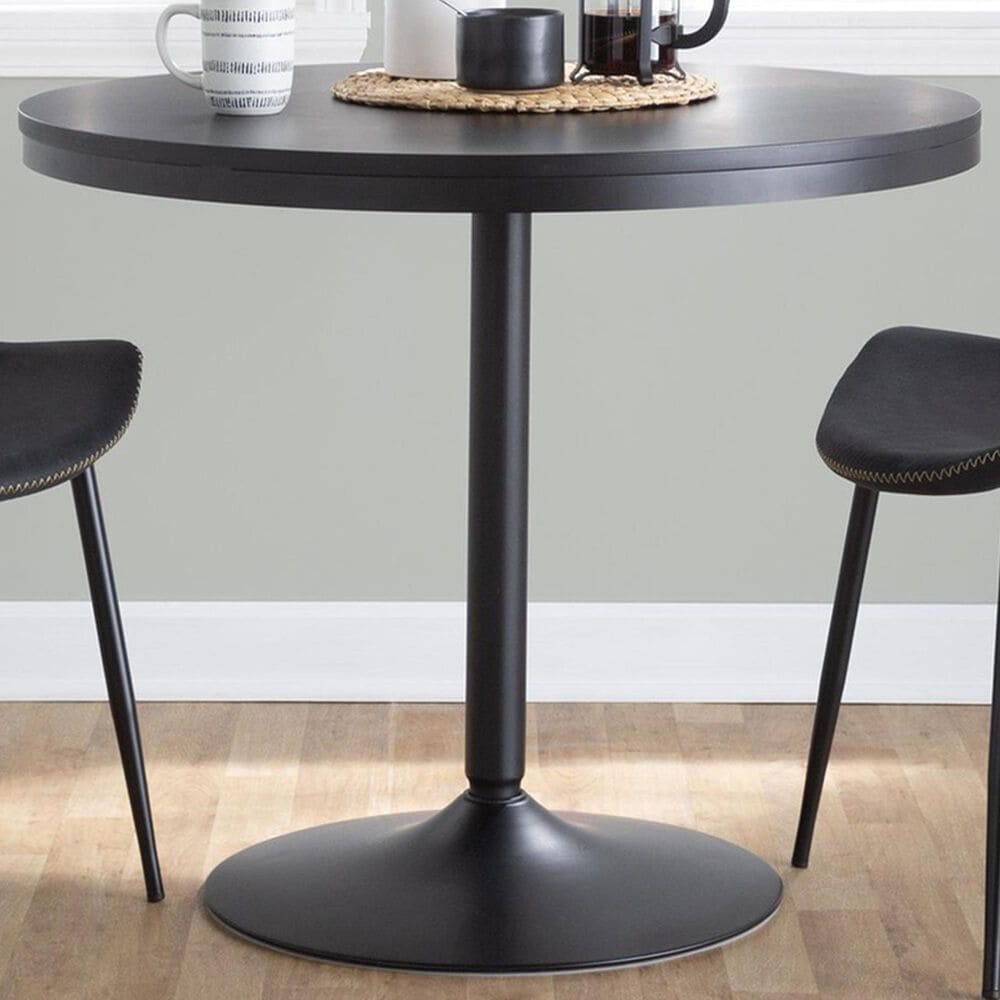 Lumisource Dakota Dining Table in Black - Table Only, , large