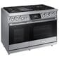 Dacor 48" Professional Dual Fuel Range in Silver Stainless Steel, , large