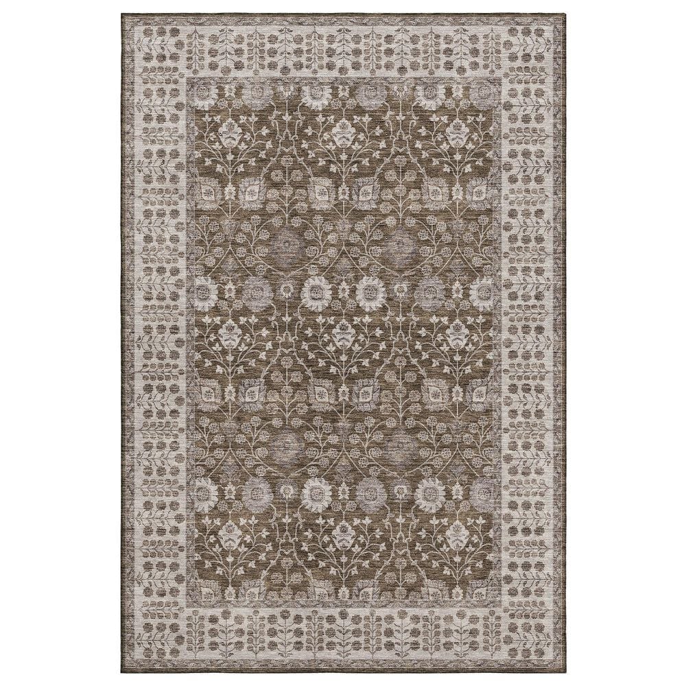 Dalyn Rug Company Hatay HY8 10" x 14" Chocolate Area Rug, , large