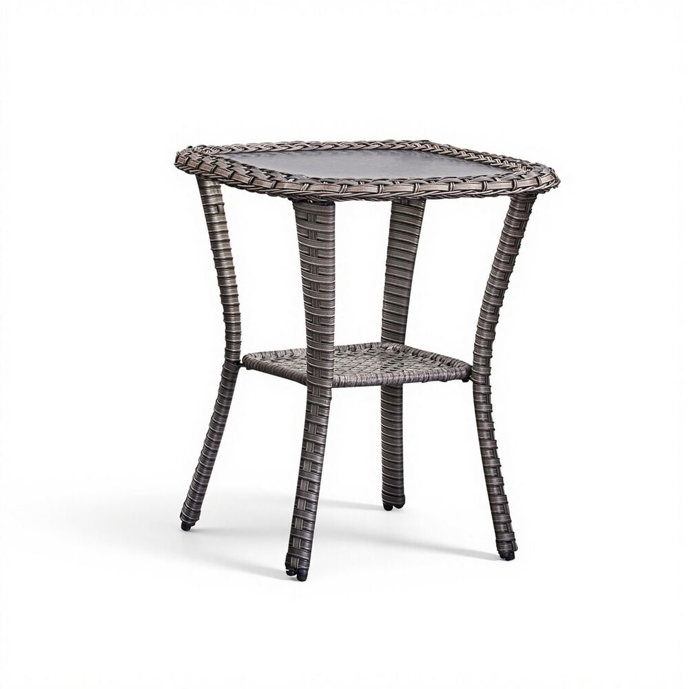 Sunwell Garden Outdoor Side Table in Gray, , large