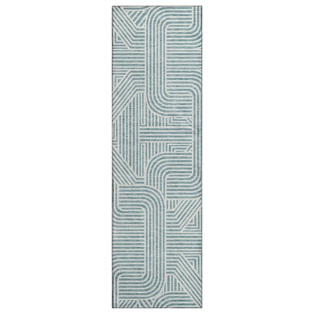 Dalyn Rug Company The Reserve TR14 Teal 2"3" x 7"6" Indoor/Outdoor Runner, , large