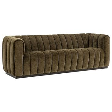 Classic Home Vanty Stationary Sofa in Olive Green, , large