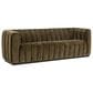 Classic Home Vanty Stationary Sofa in Olive Green, , large