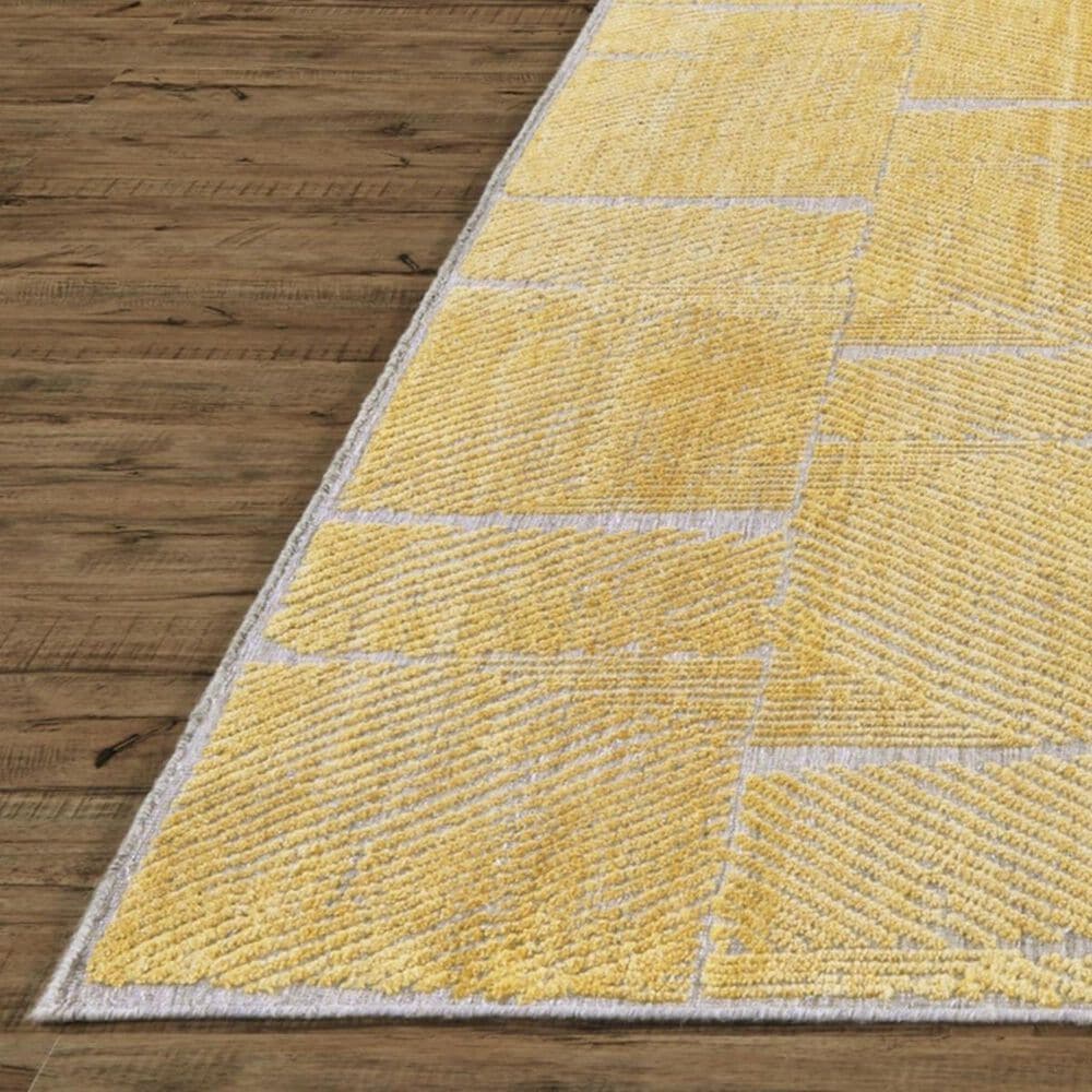 Feizy Norah 6303F 7&#39;9&quot; x 9&#39;9&quot; Gold Area Rug, , large