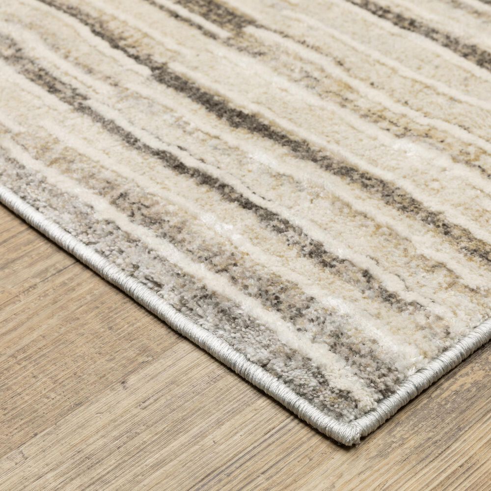 Oriental Weavers Oliver Blue and Grey 6'7" x 9'6" Area Rug, , large